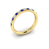 18 KT Yellow Gold Vlora Color Band