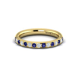 18 KT Yellow Gold Vlora Color Band