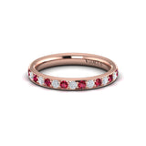 14 KT Rose Gold Vlora Color Band