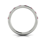 14 KT White Gold Vlora Color Band