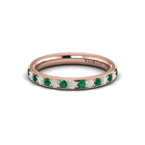 18 KT Rose Gold Vlora Color Band