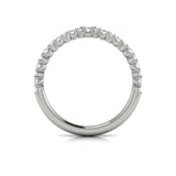 Platinum Vlora Diamond Contour Band