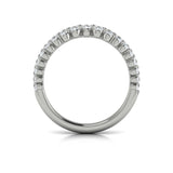 Platinum Vlora Diamond Contour Band
