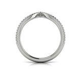 Platinum Vlora Diamond Contour Band