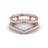 14 KT Rose Gold Vlora Ring Enhancer Band