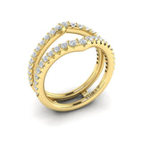 14 KT Yellow Gold Vlora Ring Enhancer Band