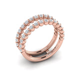 14 KT Rose Gold Vlora Ring Enhancer Band