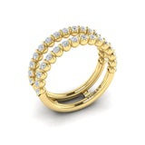 18 KT Yellow Gold Vlora Ring Enhancer Band