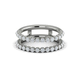 Platinum Vlora Ring Enhancer Band