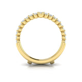 14 KT Yellow Gold Vlora Ring Enhancer Band