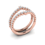 18 KT Rose Gold Vlora Ring Enhancer Band