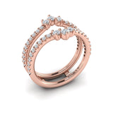 14 KT Rose Gold Vlora Ring Enhancer Band