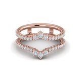 14 KT Rose Gold Vlora Ring Enhancer Band