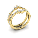 18 KT Yellow Gold Vlora Ring Enhancer Band