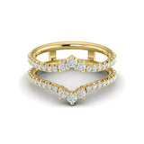 18 KT Yellow Gold Vlora Ring Enhancer Band