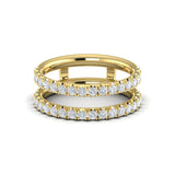 18 KT Yellow Gold Vlora Ring Enhancer Band