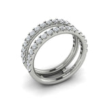 Platinum Vlora Ring Enhancer Band