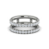 Platinum Vlora Ring Enhancer Band