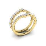 14 KT Yellow Gold Vlora Ring Enhancer Band
