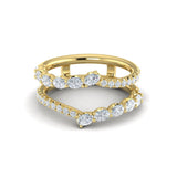 14 KT Yellow Gold Vlora Ring Enhancer Band