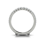14 KT White Gold Vlora Ring Enhancer Band