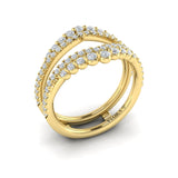14 KT Yellow Gold Vlora Ring Enhancer Band