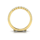 14 KT Yellow Gold Vlora Ring Enhancer Band