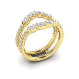14 KT Yellow Gold Vlora Ring Enhancer Band