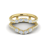 14 KT Yellow Gold Vlora Ring Enhancer Band