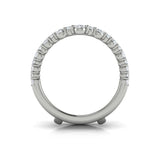 14 KT White Gold Vlora Ring Enhancer Band