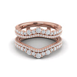 18 KT Rose Gold Vlora Ring Enhancer Band