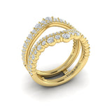 18 KT Yellow Gold Vlora Ring Enhancer Band