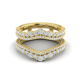18 KT Yellow Gold Vlora Ring Enhancer Band