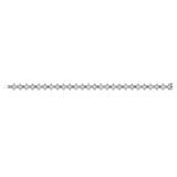 14 KT White Gold Open Vlora Star Bracelet with Diamonds