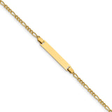 14k Madi K Figaro Baby ID Bracelet