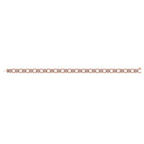 Interlocking Open Circle and Vlora Star Bracelet with Diamonds
