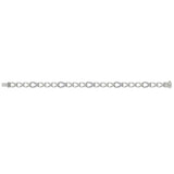 Diamond Open Tear Drop and Multi Tear Drop Link Bracelet