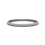 Diamond Tufted Vlora Star Hinged Bangle