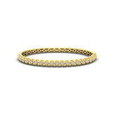 Diamond Tufted Vlora Star Hinged Bangle
