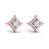 Diamond Vlora Star Stud Earrings