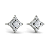 Diamond Vlora Star Stud Earrings