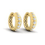 Sea Urchin Huggie Earrings