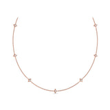 Multi Diamond Vlora Star Necklace