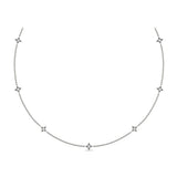 Multi Diamond Vlora Star Necklace