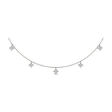 Diamond Multi Vlora Star Tassel Necklace