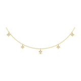 Diamond Multi Vlora Star Tassel Necklace