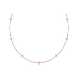 Diamond Cluster Multi Vlora Star Pendant Necklace