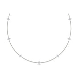 Diamond Cluster Multi Vlora Star Pendant Necklace