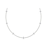 Diamond Cluster Multi Vlora Star Pendant Necklace