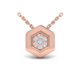 Diamond Honeycomb Pendant